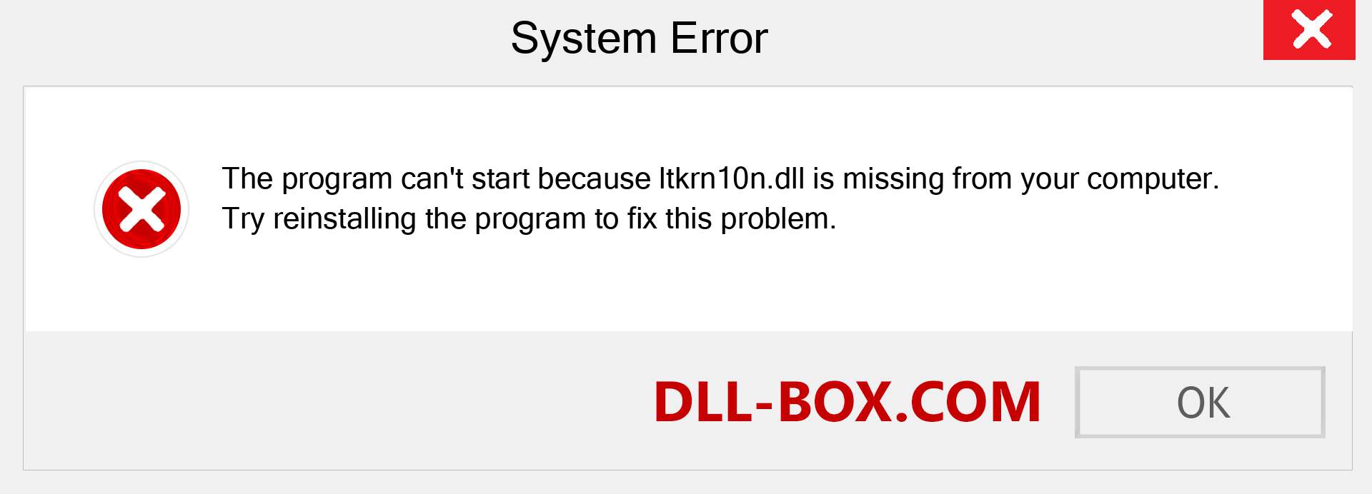  ltkrn10n.dll file is missing?. Download for Windows 7, 8, 10 - Fix  ltkrn10n dll Missing Error on Windows, photos, images
